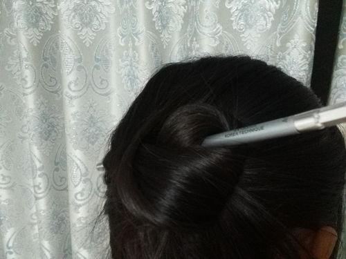 成人灯笼发簪盘发视频,成人古典美发新风尚